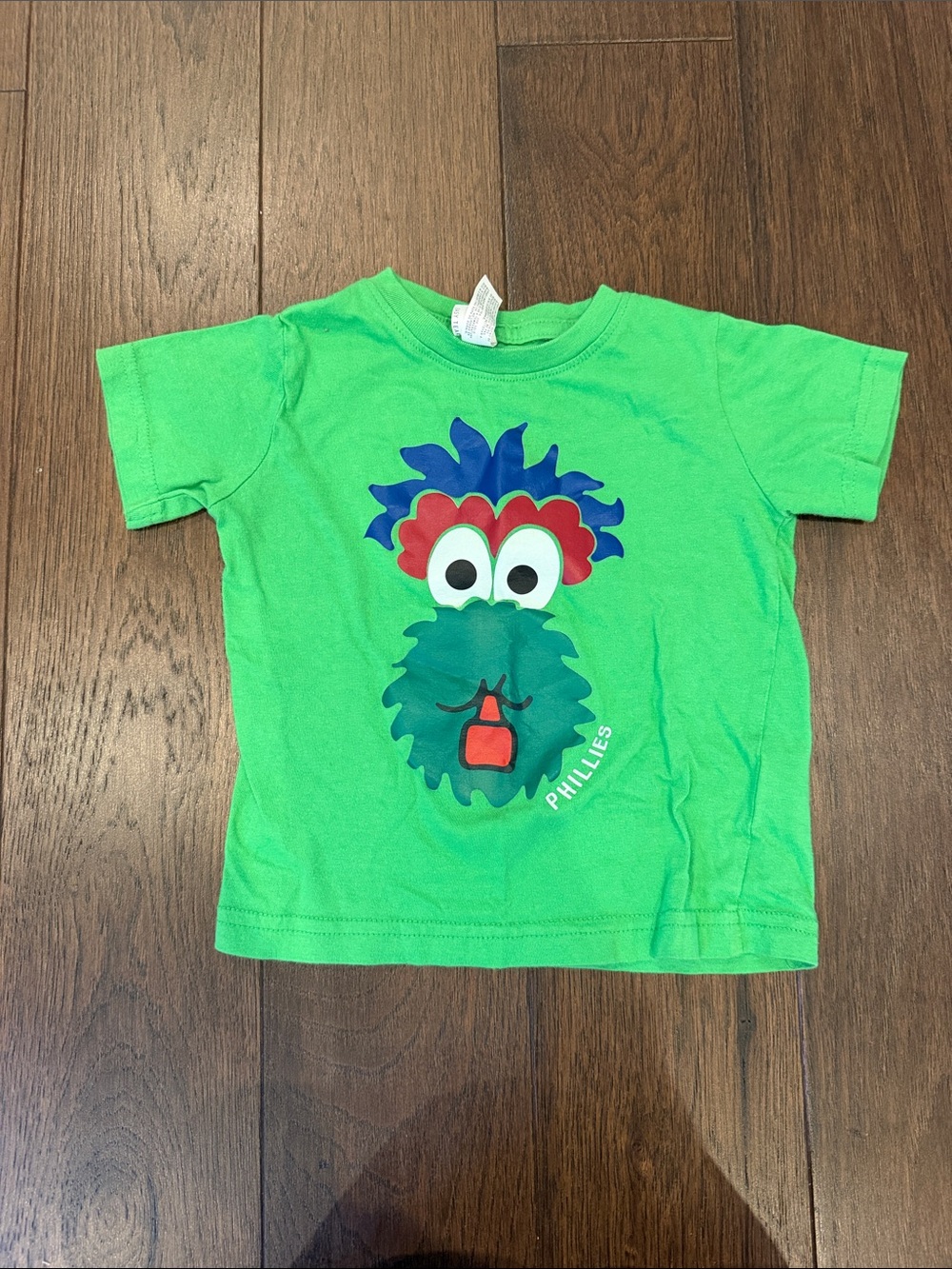 Philadelphia Phillies Phanatic Green Graphic T-Shirt Size 2T - C39-226